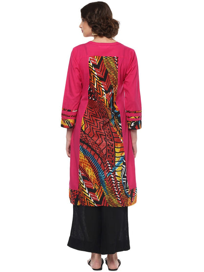 Pannkh Casual Full Sleeve Printed Women's Kurti