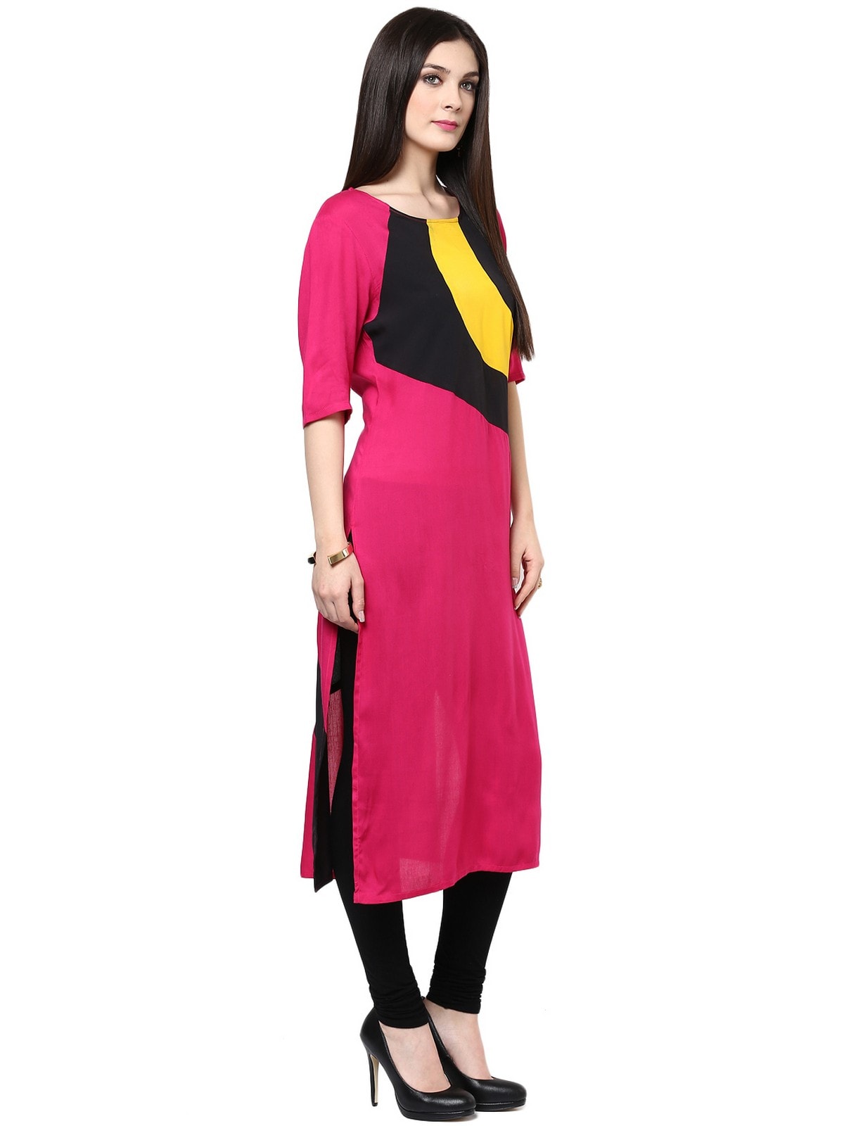 Spiral Patch Kurti