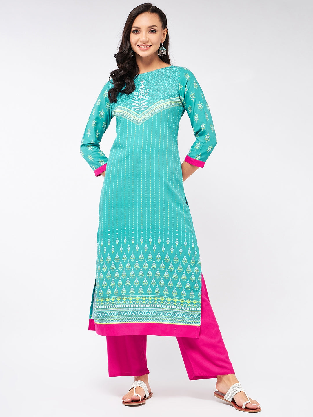 Jaipur Haat V-Shape Placement Kurta