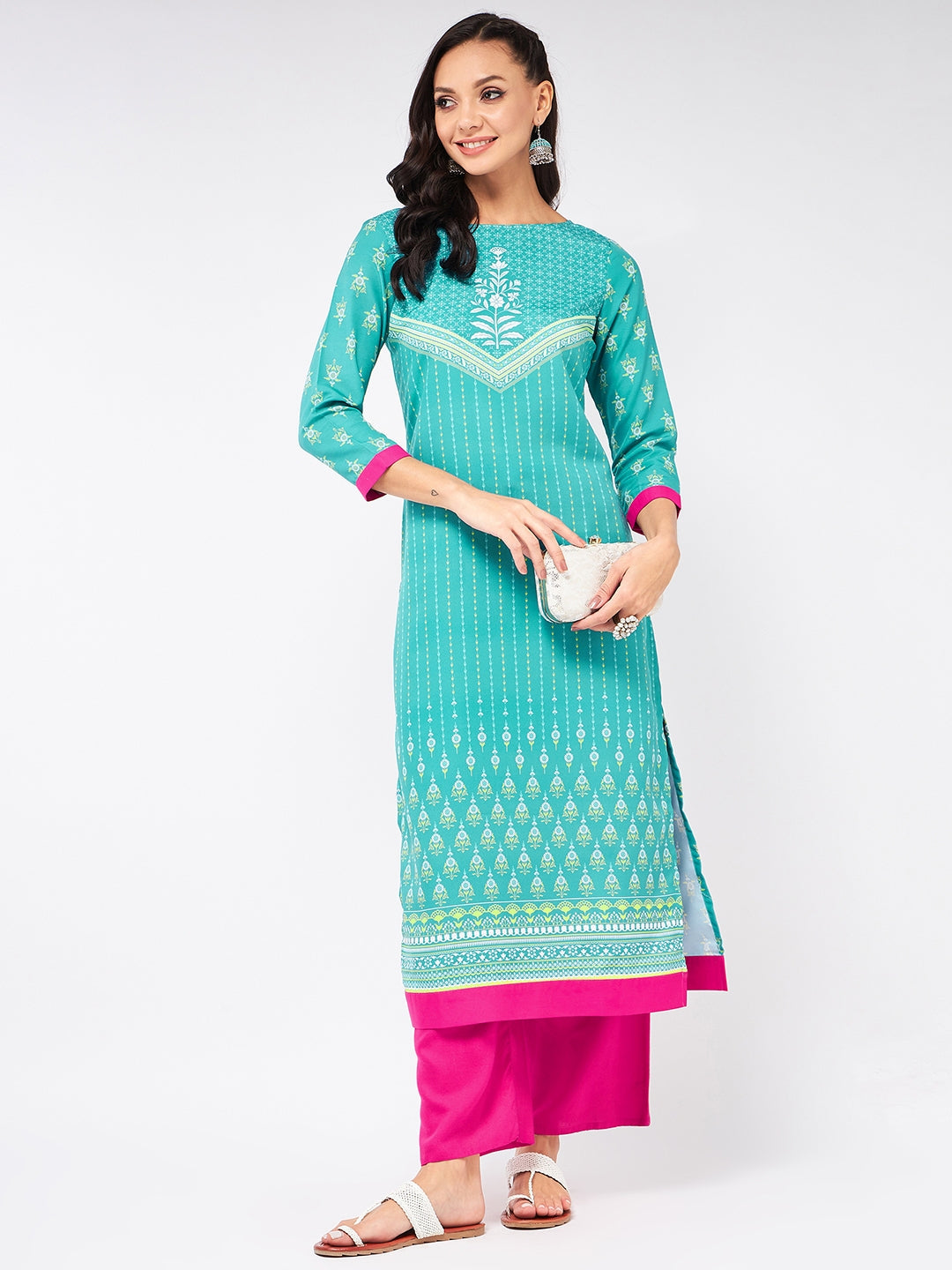 Jaipur Haat V-Shape Placement Kurta