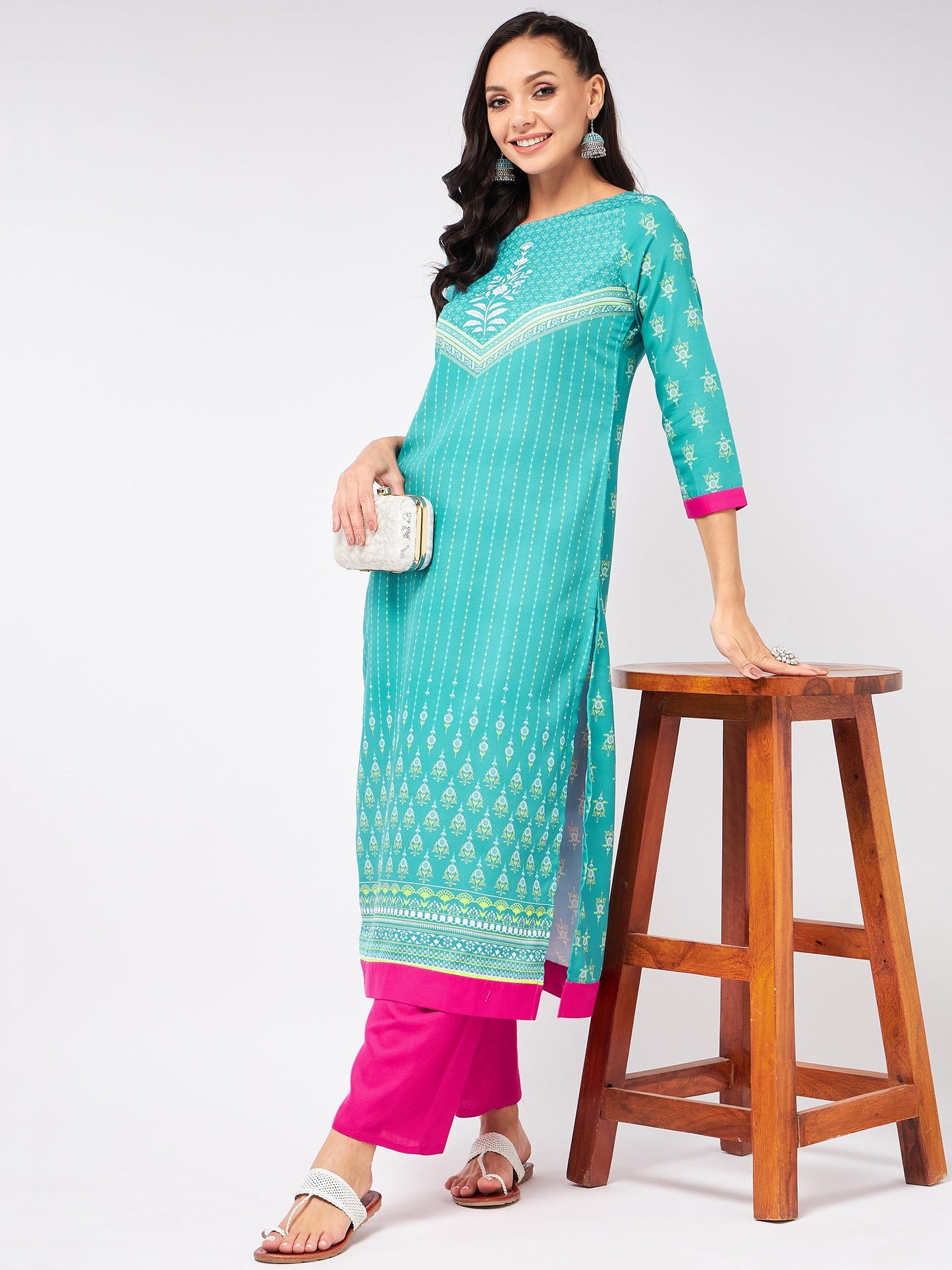 Jaipur Haat V-Shape Placement Kurta