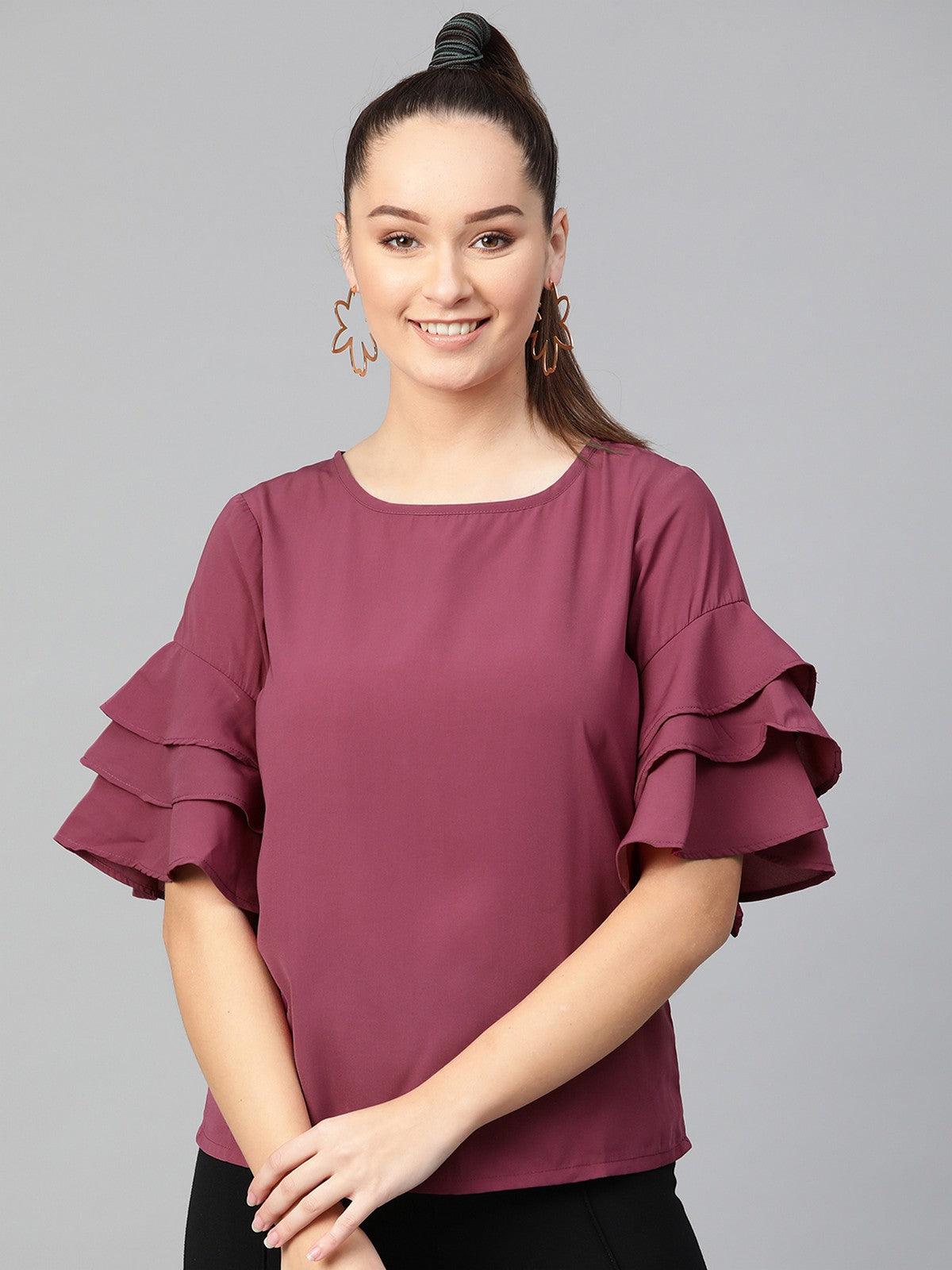 Layered Sleeve Top