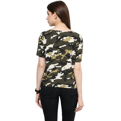 Military Front V-Cut Top