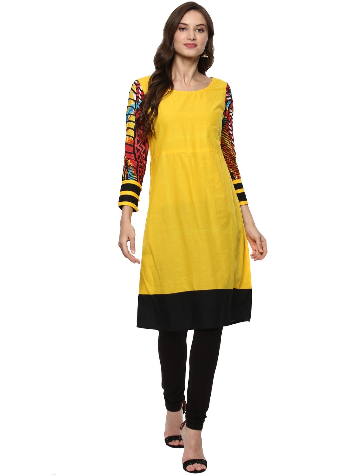 Pannkh Casual Full Sleeve Printed Women's Kurti